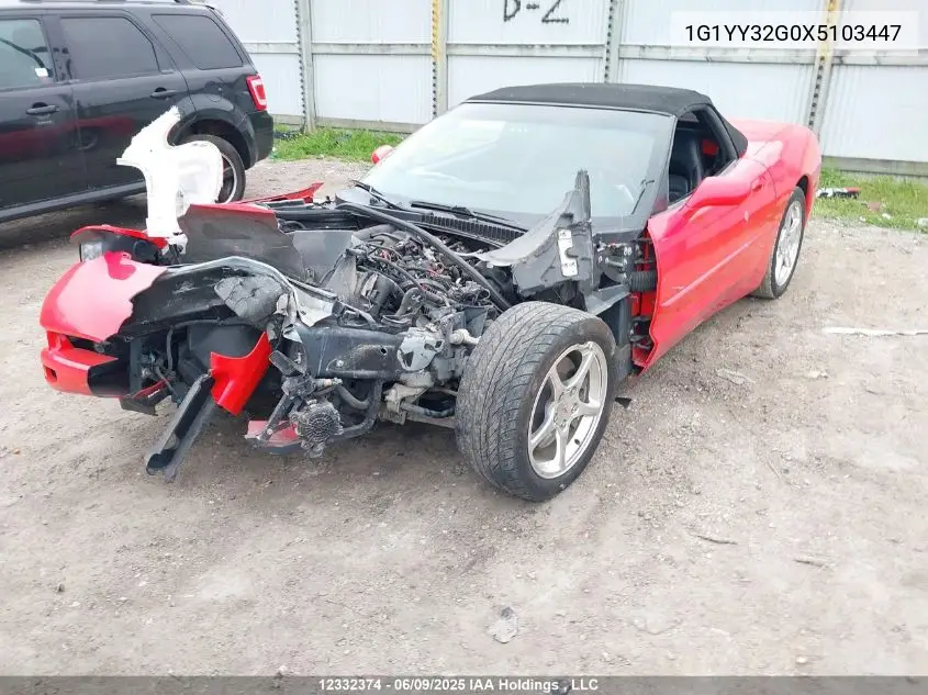 1999 Chevrolet Corvette VIN: 1G1YY32G0X5103447 Lot: 12332374