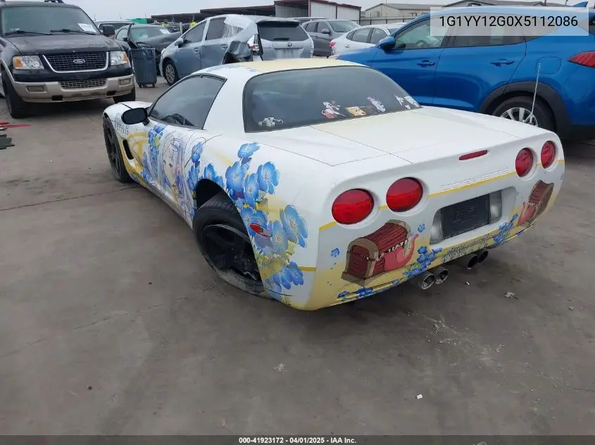 1999 Chevrolet Corvette Hardtop VIN: 1G1YY12G0X5112086 Lot: 41923172