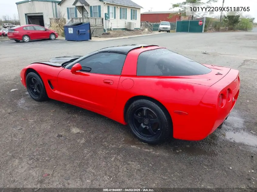 1999 Chevrolet Corvette VIN: 1G1YY22G9X5118765 Lot: 41944081