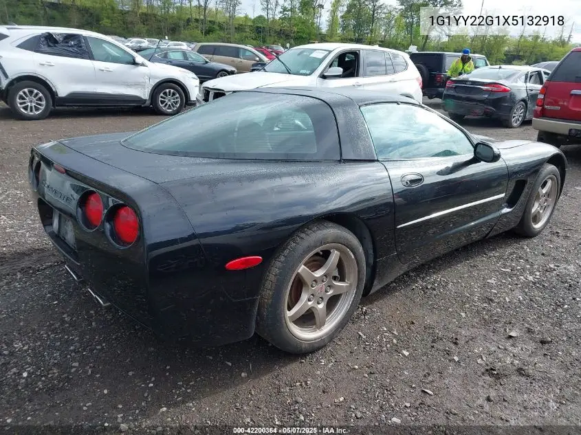 1999 Chevrolet Corvette VIN: 1G1YY22G1X5132918 Lot: 42200364