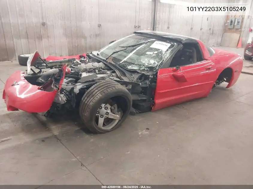 1999 Chevrolet Corvette VIN: 1G1YY22G3X5105249 Lot: 42580156