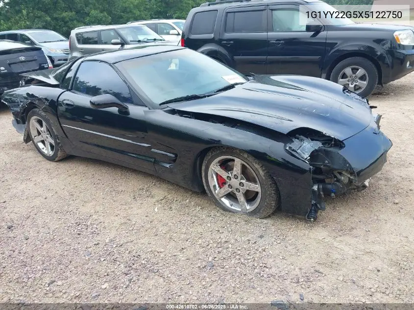 1999 Chevrolet Corvette VIN: 1G1YY22G5X5122750 Lot: 42610702