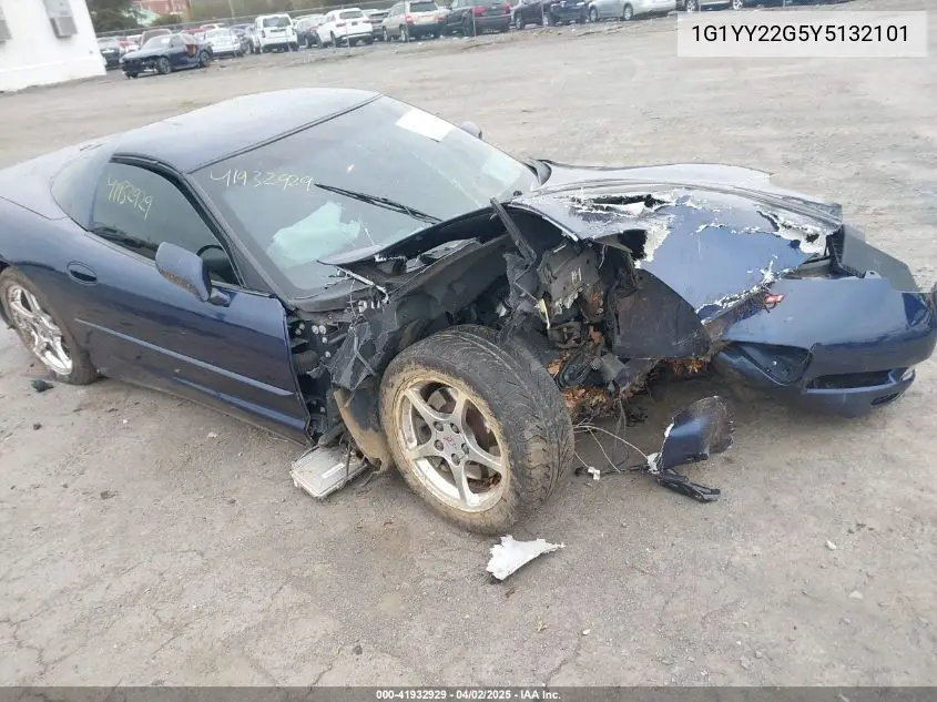 2000 Chevrolet Corvette VIN: 1G1YY22G5Y5132101 Lot: 41932929