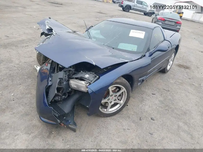 2000 Chevrolet Corvette VIN: 1G1YY22G5Y5132101 Lot: 41932929