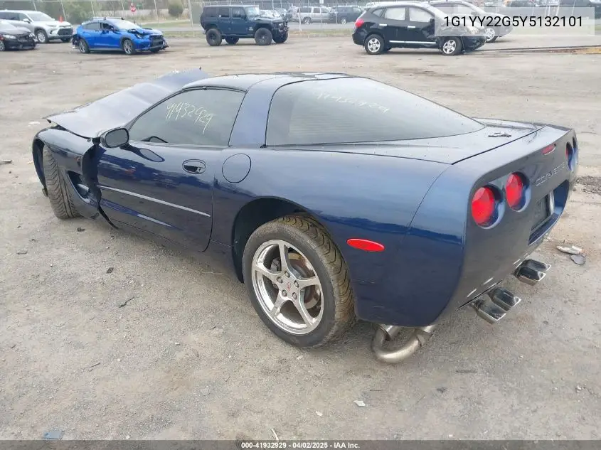 2000 Chevrolet Corvette VIN: 1G1YY22G5Y5132101 Lot: 41932929