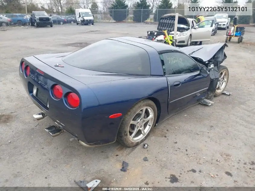 2000 Chevrolet Corvette VIN: 1G1YY22G5Y5132101 Lot: 41932929