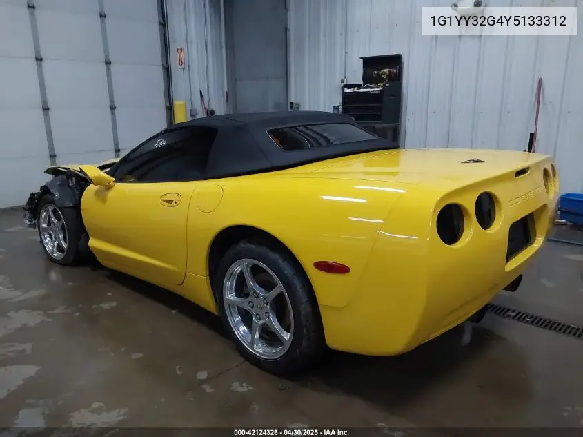 2000 Chevrolet Corvette VIN: 1G1YY32G4Y5133312 Lot: 42124326