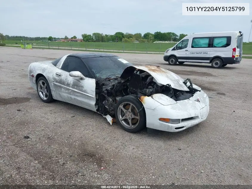 2000 Chevrolet Corvette VIN: 1G1YY22G4Y5125799 Lot: 42182073