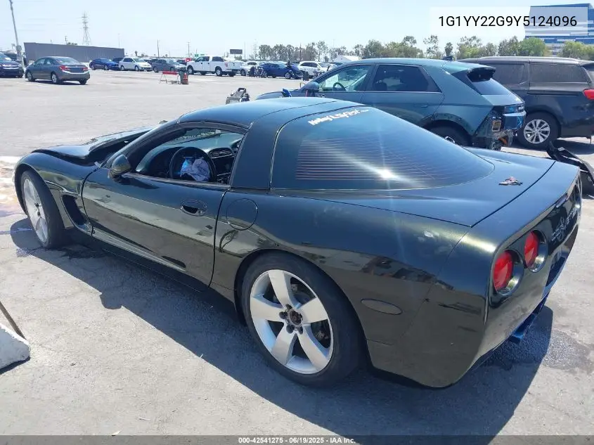 2000 Chevrolet Corvette VIN: 1G1YY22G9Y5124096 Lot: 42541275