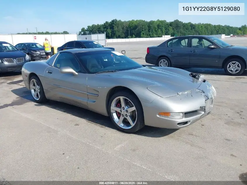 2000 Chevrolet Corvette VIN: 1G1YY22G8Y5129080 Lot: 42555811