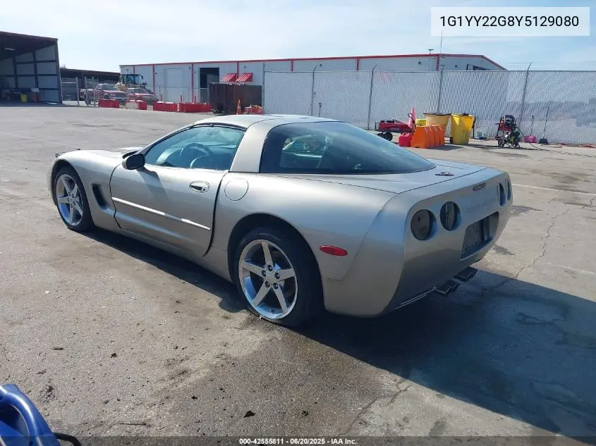2000 Chevrolet Corvette VIN: 1G1YY22G8Y5129080 Lot: 42555811