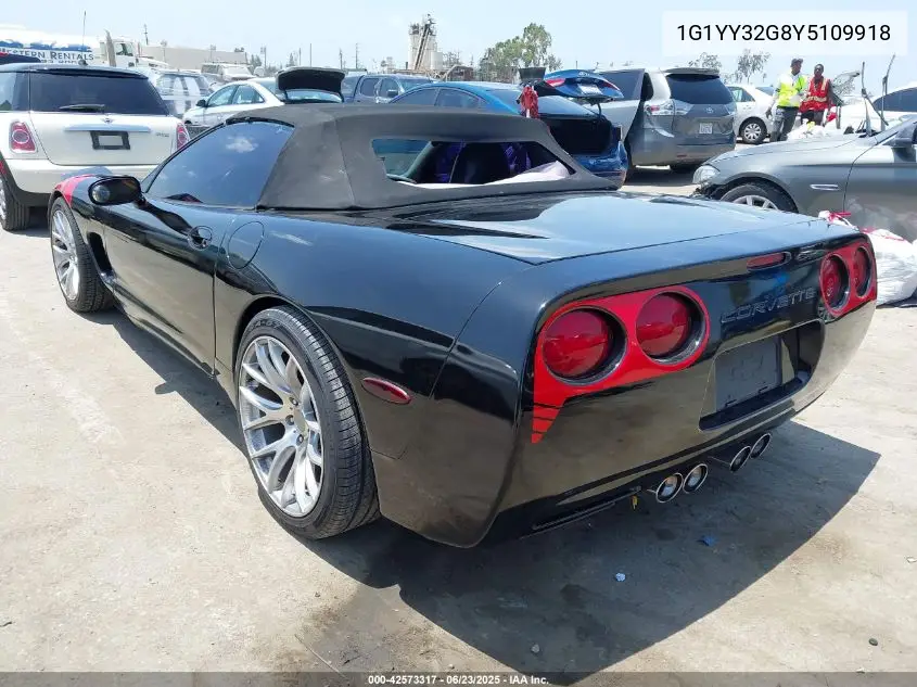 2000 Chevrolet Corvette VIN: 1G1YY32G8Y5109918 Lot: 42573317