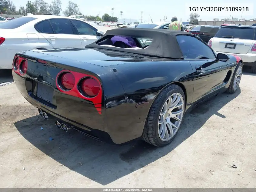2000 Chevrolet Corvette VIN: 1G1YY32G8Y5109918 Lot: 42573317
