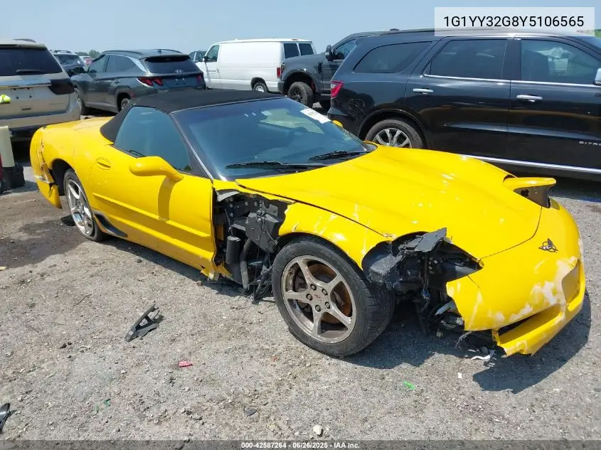 2000 Chevrolet Corvette VIN: 1G1YY32G8Y5106565 Lot: 42587264
