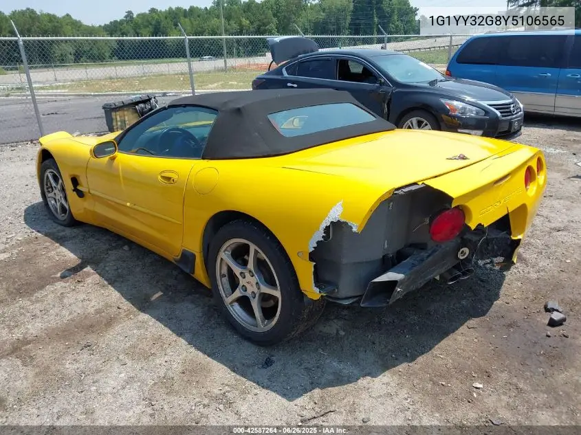 2000 Chevrolet Corvette VIN: 1G1YY32G8Y5106565 Lot: 42587264
