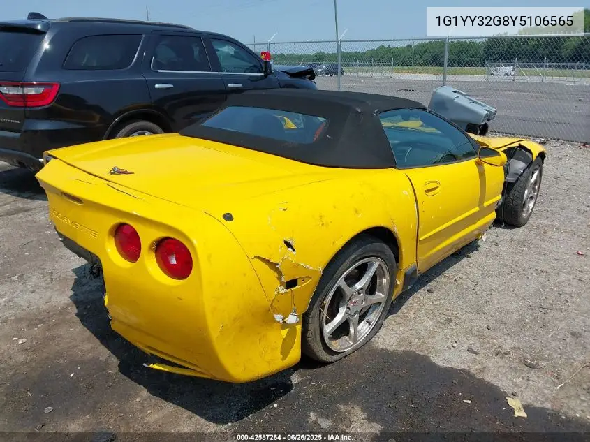 2000 Chevrolet Corvette VIN: 1G1YY32G8Y5106565 Lot: 42587264
