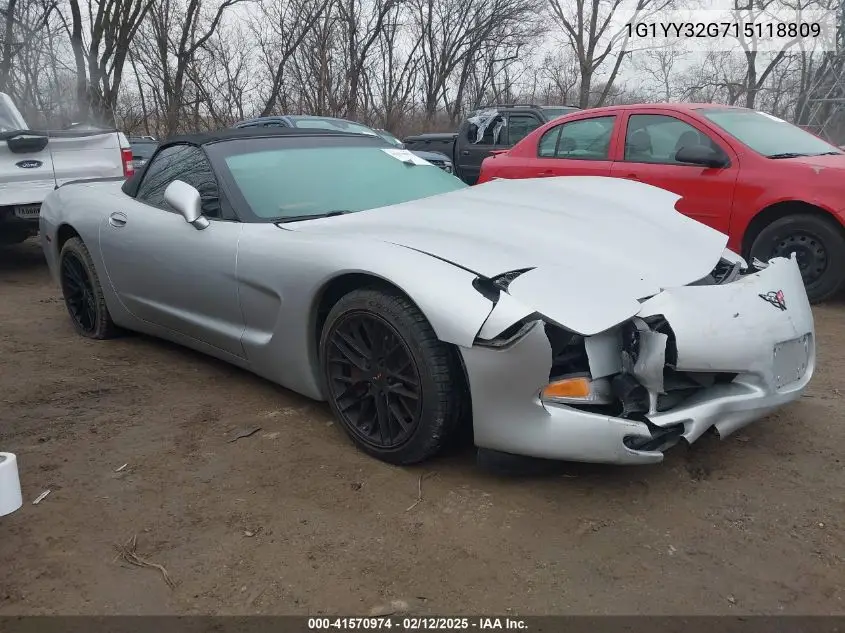 2001 Chevrolet Corvette VIN: 1G1YY32G715118809 Lot: 41570974