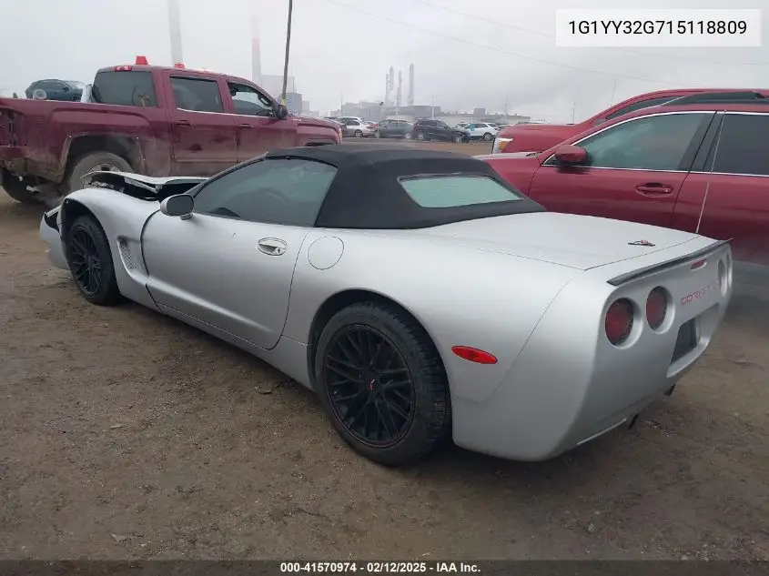 2001 Chevrolet Corvette VIN: 1G1YY32G715118809 Lot: 41570974