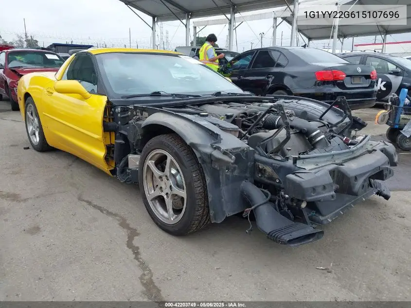 2001 Chevrolet Corvette VIN: 1G1YY22G615107696 Lot: 42203749