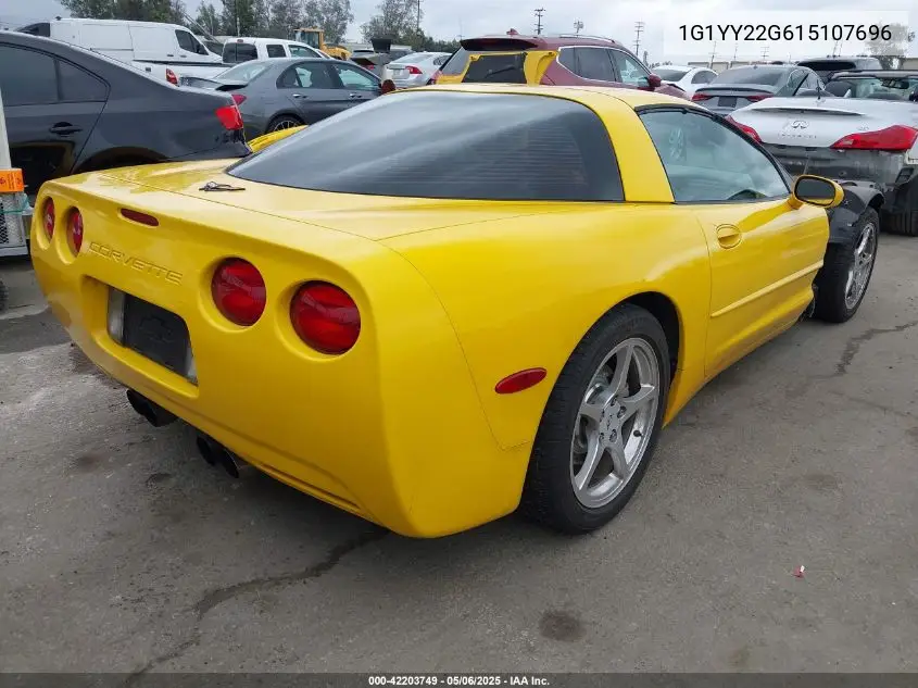 2001 Chevrolet Corvette VIN: 1G1YY22G615107696 Lot: 42203749