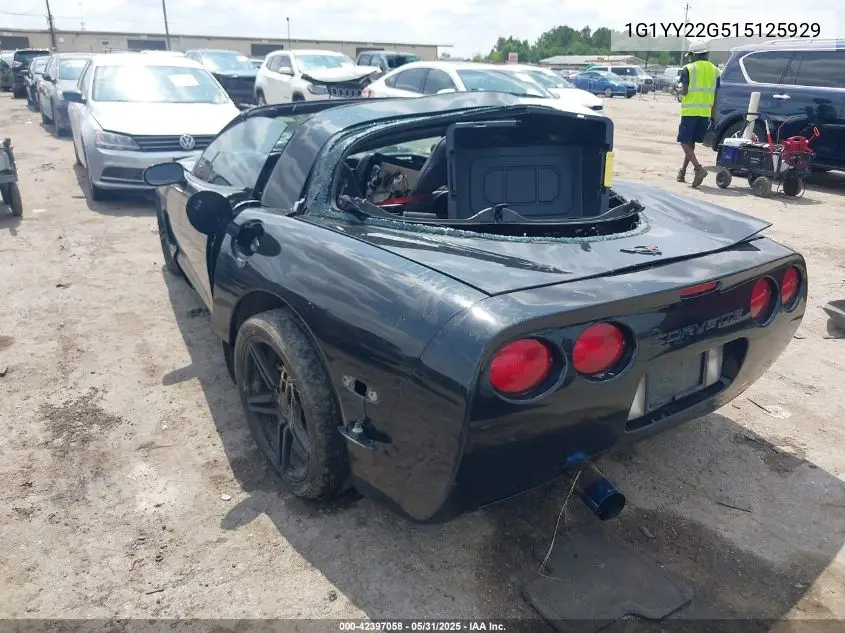 2001 Chevrolet Corvette VIN: 1G1YY22G515125929 Lot: 42397058