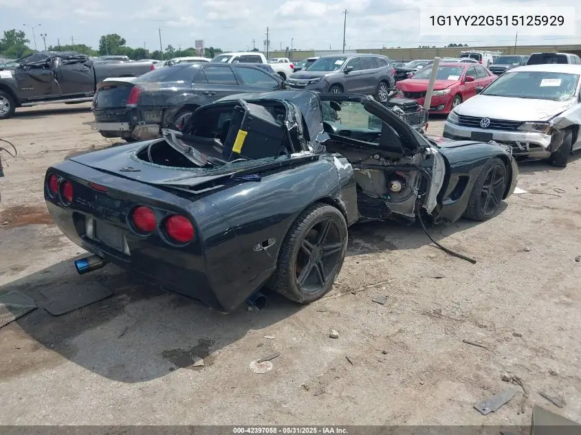 2001 Chevrolet Corvette VIN: 1G1YY22G515125929 Lot: 42397058