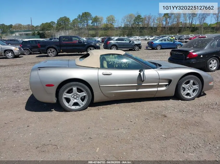 2002 Chevrolet Corvette VIN: 1G1YY32G225127662 Lot: 42164732