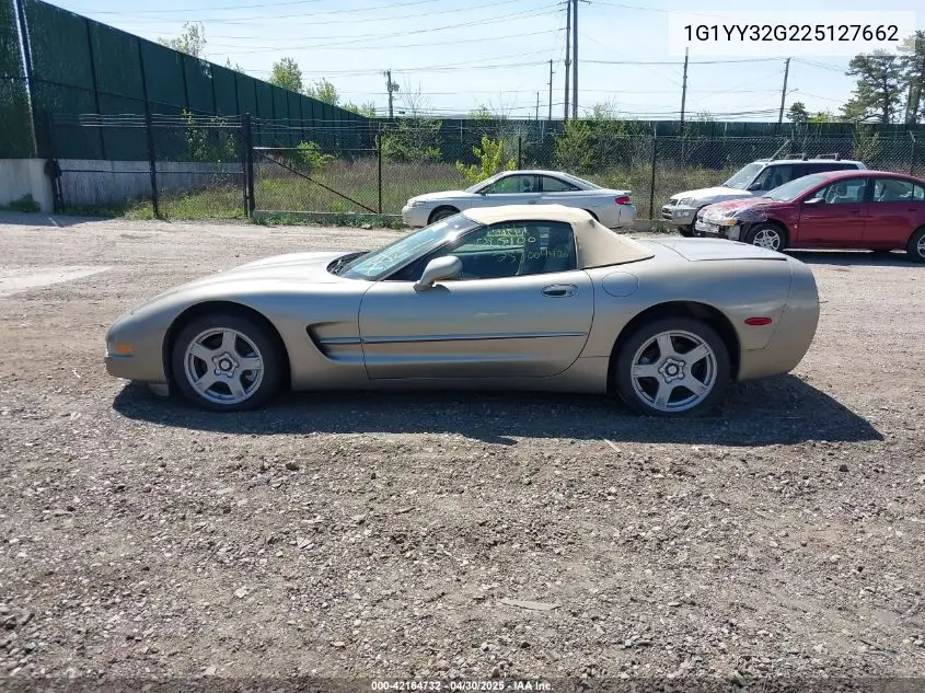 2002 Chevrolet Corvette VIN: 1G1YY32G225127662 Lot: 42164732