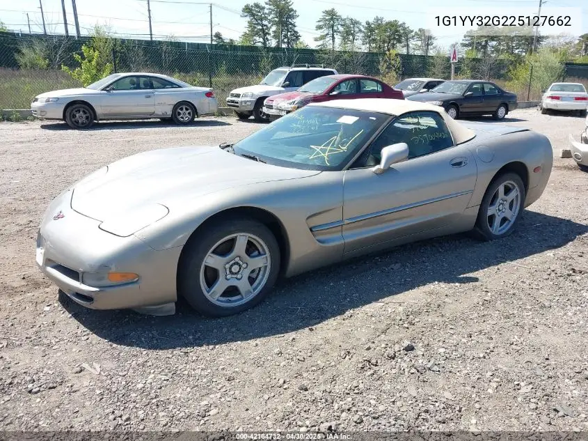 2002 Chevrolet Corvette VIN: 1G1YY32G225127662 Lot: 42164732