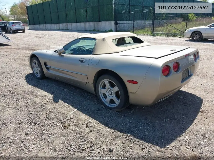 2002 Chevrolet Corvette VIN: 1G1YY32G225127662 Lot: 42164732