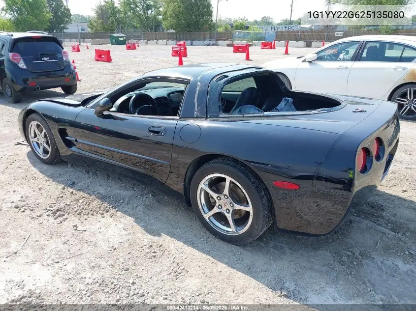 2002 Chevrolet Corvette VIN: 1G1YY22G625135080 Lot: 42413214