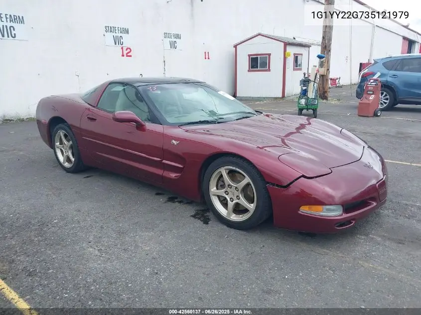 2003 Chevrolet Corvette VIN: 1G1YY22G735121979 Lot: 42560137