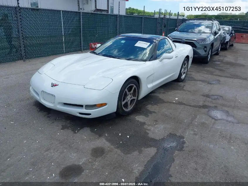 2004 Chevrolet Corvette VIN: 1G1YY22GX45107253 Lot: 42213996