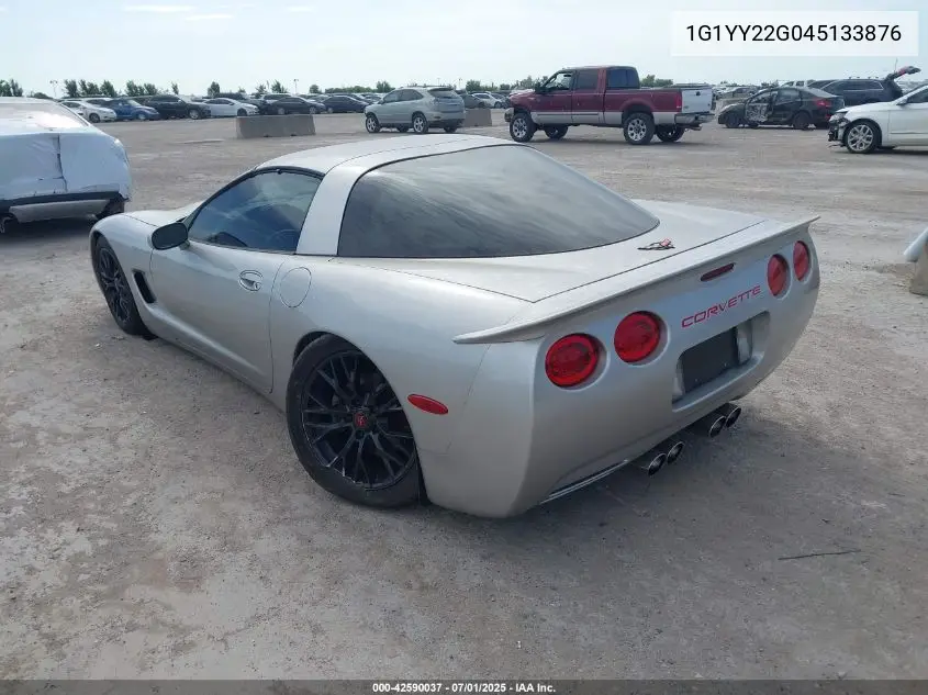 2004 Chevrolet Corvette VIN: 1G1YY22G045133876 Lot: 42590037