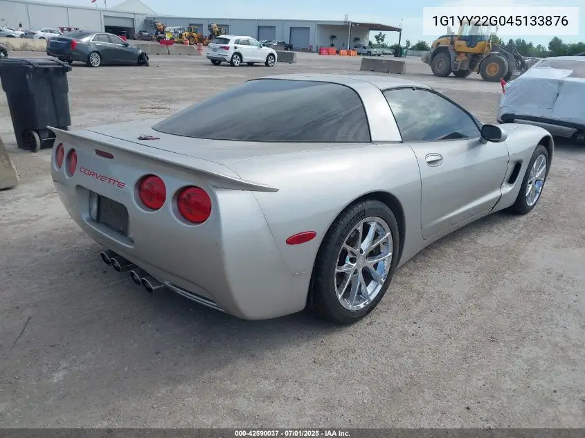 2004 Chevrolet Corvette VIN: 1G1YY22G045133876 Lot: 42590037