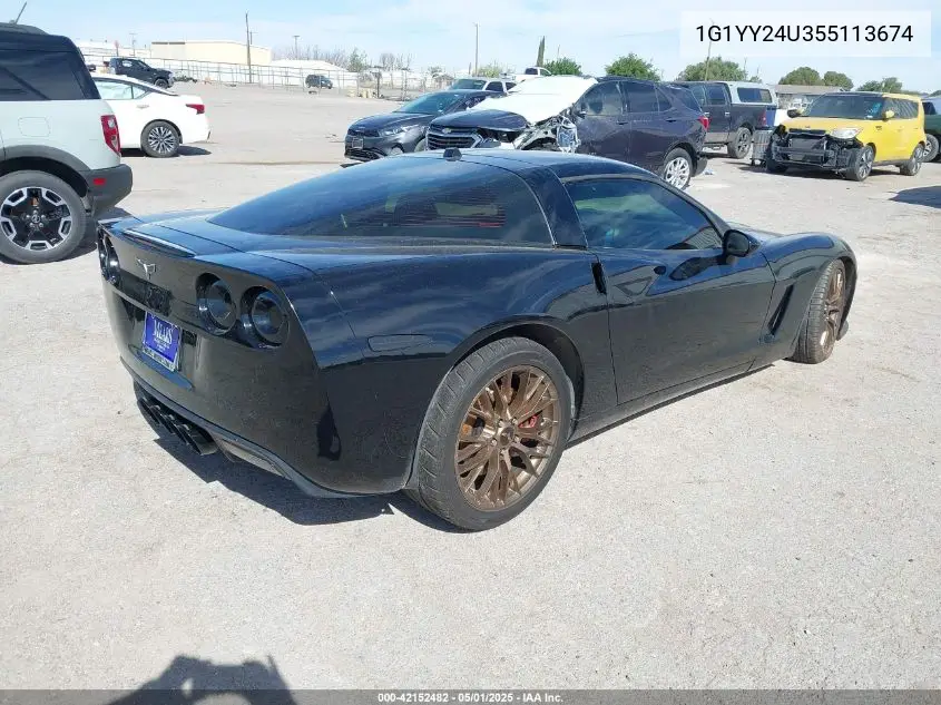 2005 Chevrolet Corvette VIN: 1G1YY24U355113674 Lot: 42152482