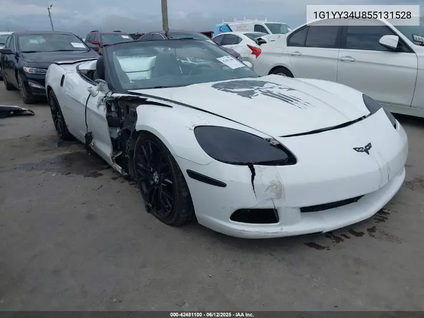 2005 Chevrolet Corvette VIN: 1G1YY34U855131528 Lot: 42481100