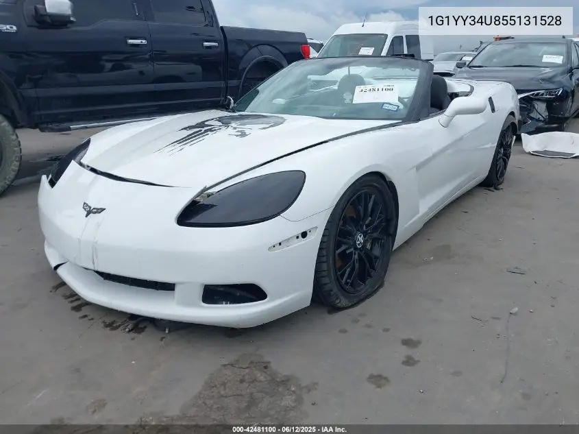 2005 Chevrolet Corvette VIN: 1G1YY34U855131528 Lot: 42481100