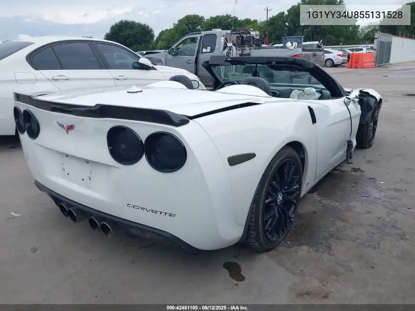 2005 Chevrolet Corvette VIN: 1G1YY34U855131528 Lot: 42481100