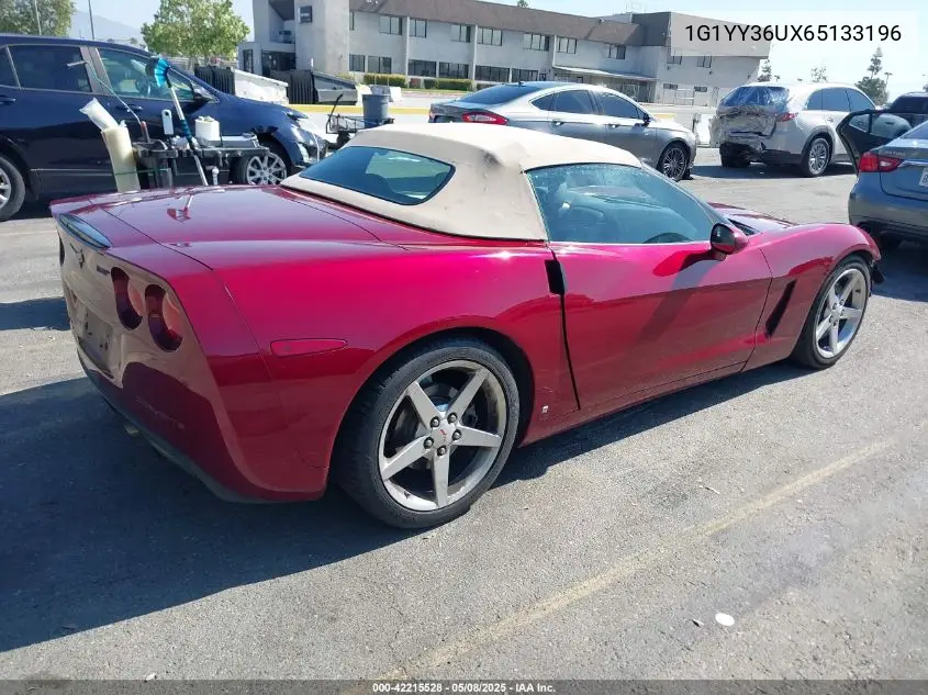 2006 Chevrolet Corvette VIN: 1G1YY36UX65133196 Lot: 42215528