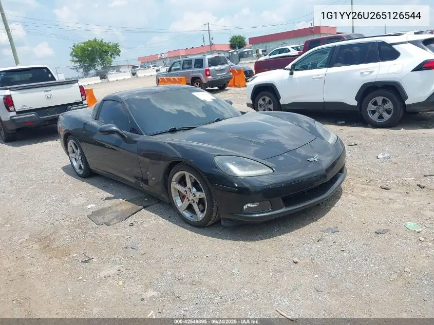 2006 Chevrolet Corvette VIN: 1G1YY26U265126544 Lot: 42549895