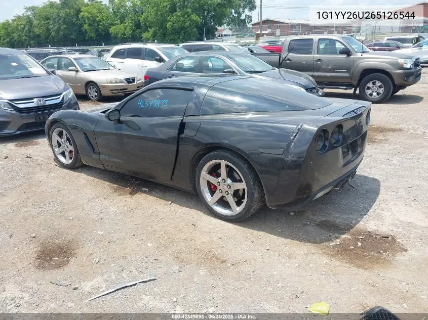 2006 Chevrolet Corvette VIN: 1G1YY26U265126544 Lot: 42549895