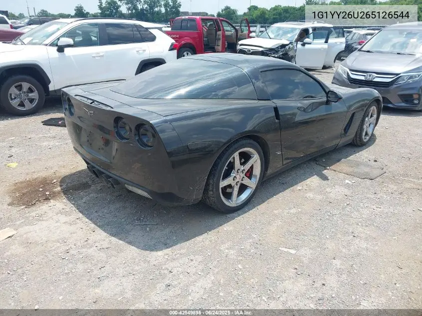 2006 Chevrolet Corvette VIN: 1G1YY26U265126544 Lot: 42549895