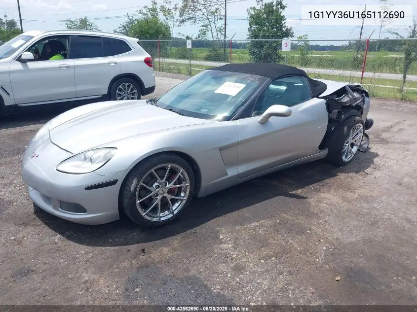 2006 Chevrolet Corvette VIN: 1G1YY36U165112690 Lot: 42562690