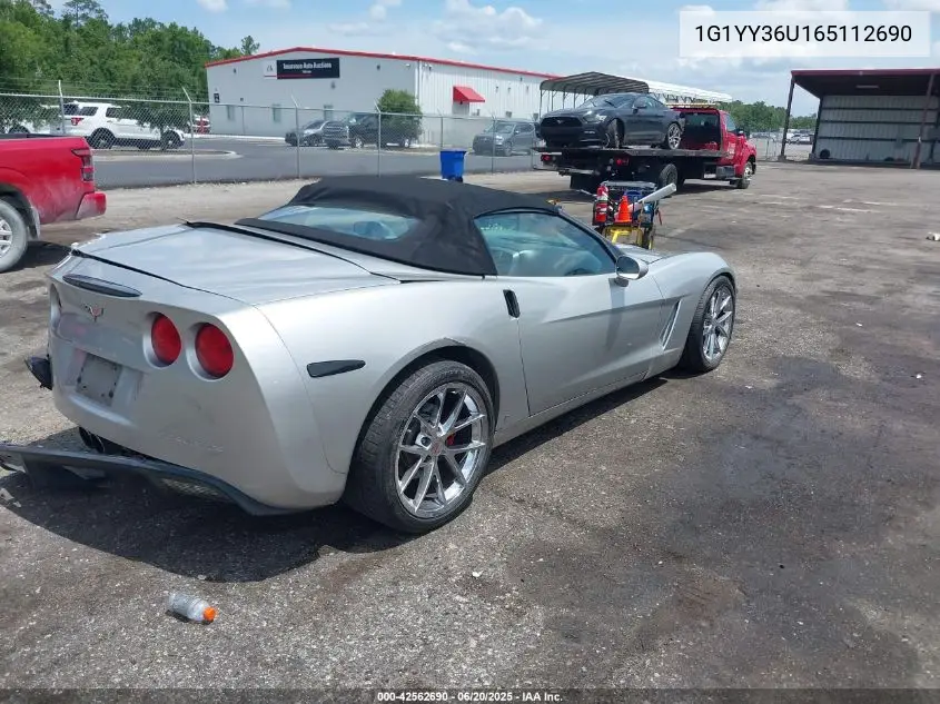 2006 Chevrolet Corvette VIN: 1G1YY36U165112690 Lot: 42562690
