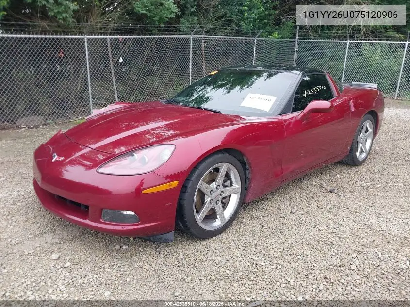 2007 Chevrolet Corvette VIN: 1G1YY26U075120906 Lot: 42535510