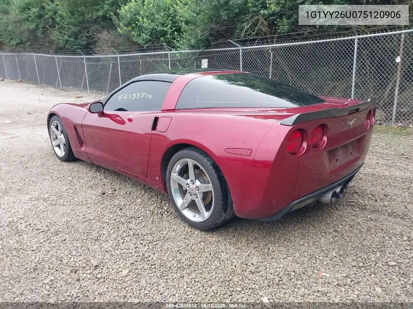 2007 Chevrolet Corvette VIN: 1G1YY26U075120906 Lot: 42535510