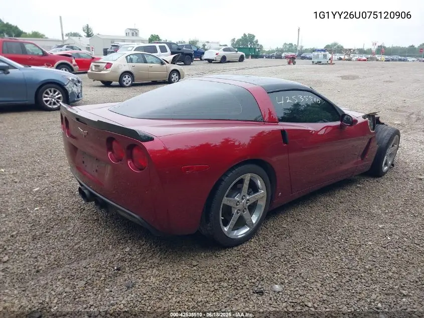 2007 Chevrolet Corvette VIN: 1G1YY26U075120906 Lot: 42535510