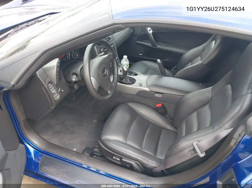 2007 Chevrolet Corvette VIN: 1G1YY26U275124634 Lot: 42616200