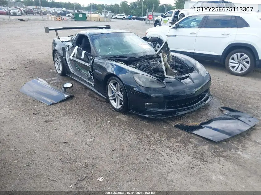 2007 Chevrolet Corvette Z06 Hardtop VIN: 1G1YY25E675113307 Lot: 42634033